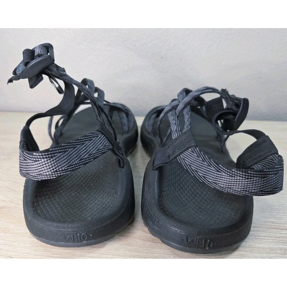 Chaco Z Cloud Sandals Women's 10 Black Strappy Hiking‎ Outdoor Comfort